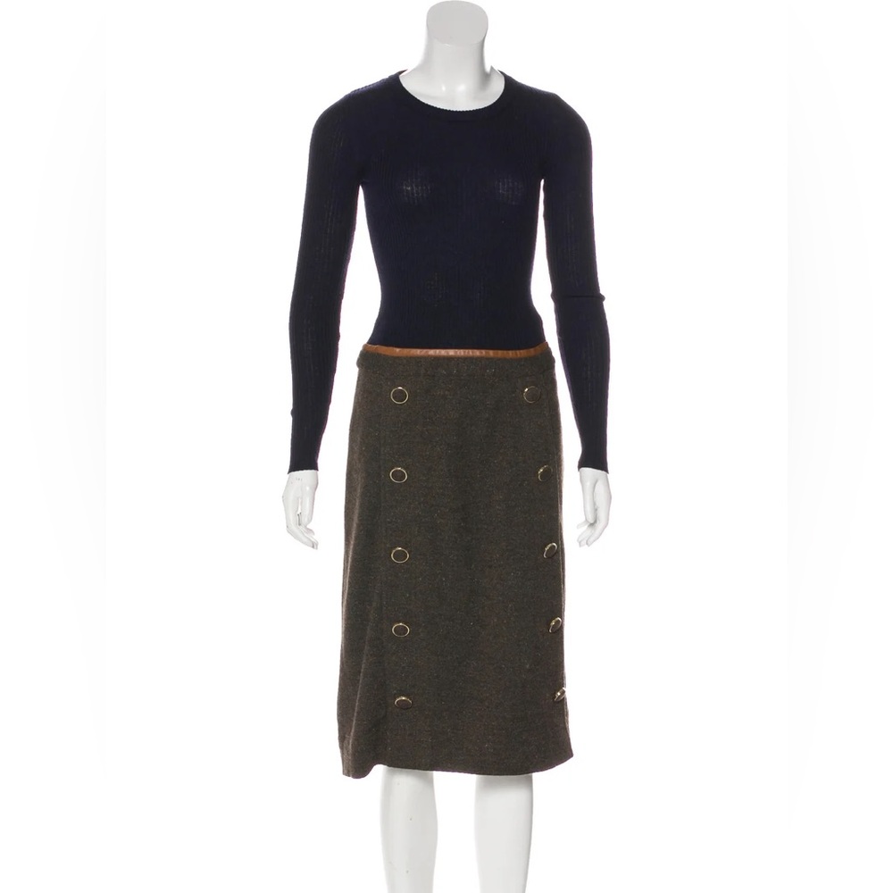 TORY BURCH Wool Midi Dress